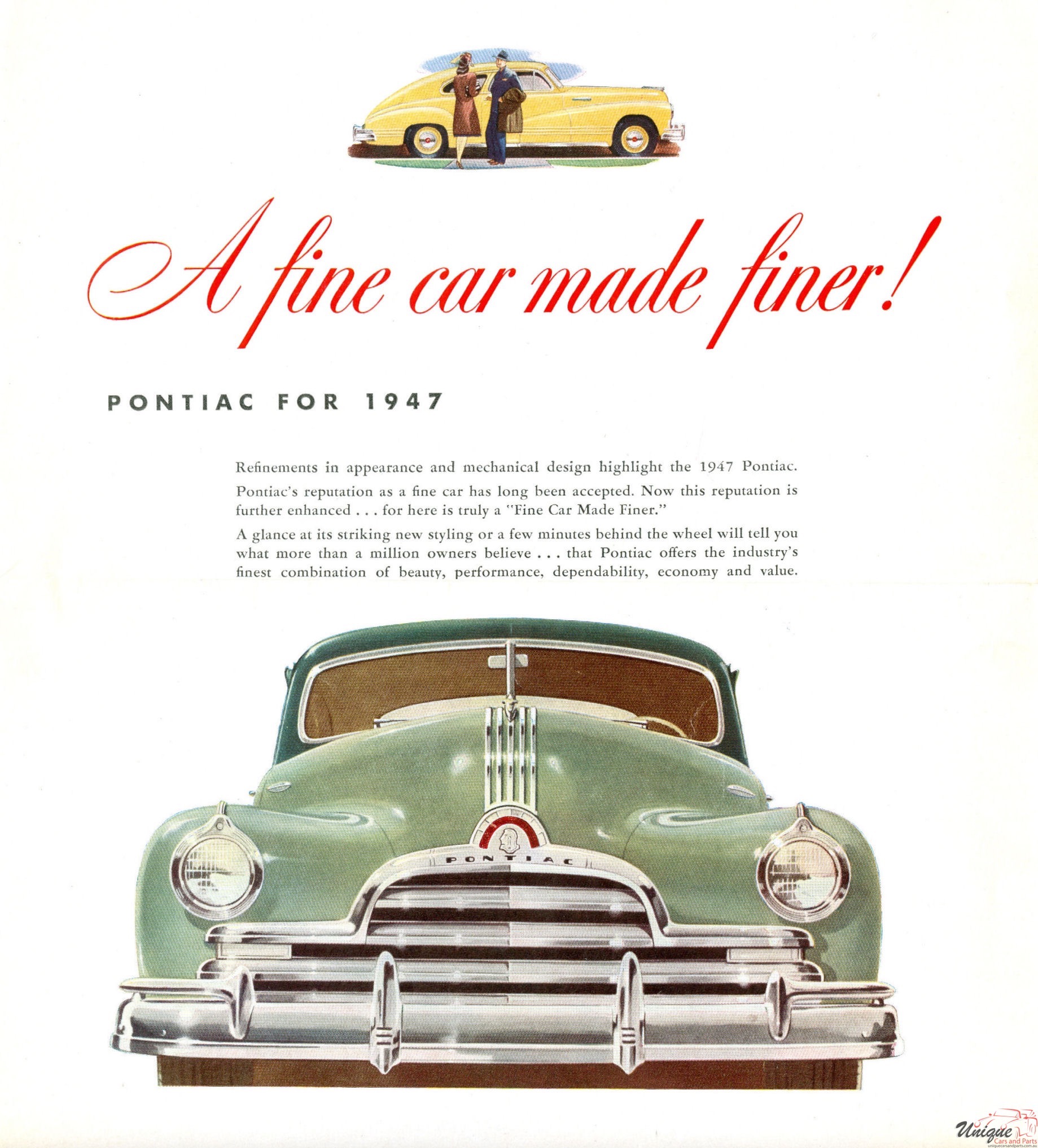 1947 Pontiac Brochure Page 12